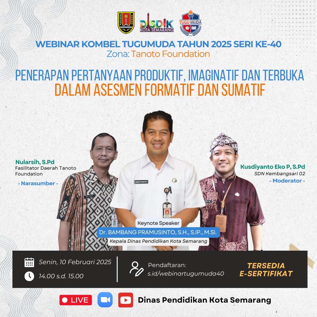 WEBINAR KOMUNITAS BELAJAR TUGUMUDA SERI KE-40